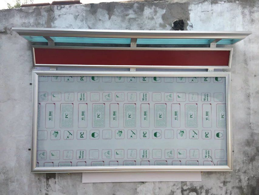 穆棱鈞道鋁合金報(bào)欄櫥窗|鋁合金校園報(bào)欄原始圖片2