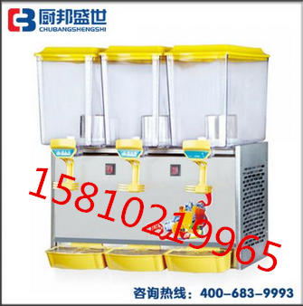 雙溫噴淋果汁機｜四缸冷是熱果汁機｜商場專用果汁機｜制作蘋果汁的機器