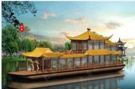畫舫船成為大眾旅游{sx}