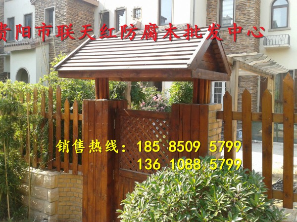 畢節防腐木木門加工