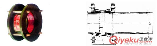 供應【瑞昌牌】DN40-3400球墨鑄鐵伸縮器