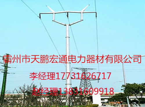 架線鋼管桿價格 電力鋼管桿基礎安裝施工