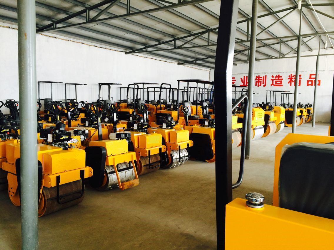 固液浙江自行式雙輪羊足碾壓路機，靜壓振動兩個功能原始圖片3