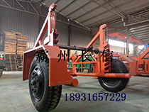  3T 5T 8T雙穩(wěn)機電纜拖車 機械式電纜放線車 液壓電纜線盤拖車 原始圖片3