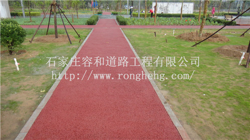 衡水透水地坪施工 承接景區(qū)公園透水混凝土地坪施工原始圖片2