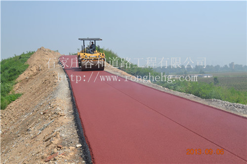 石家莊彩色瀝青道路施工 公園彩色道路施工原始圖片3