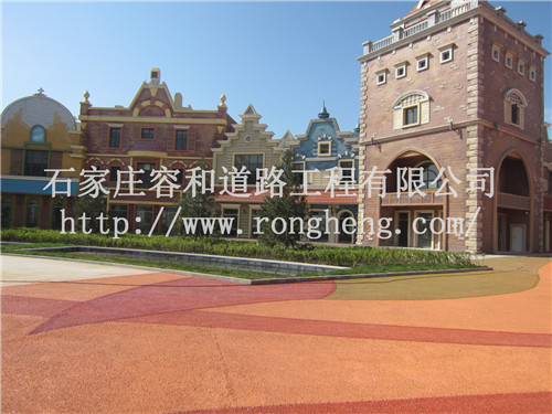 石家莊透水混凝土地坪 小區(qū)透水混凝土地坪施工原始圖片3