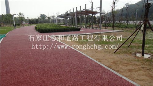 石家莊透水地坪材料 建設(shè)海綿城市透水混凝土施工原始圖片2