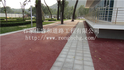 石家莊透水地坪 無砂透水地坪工程材料生產