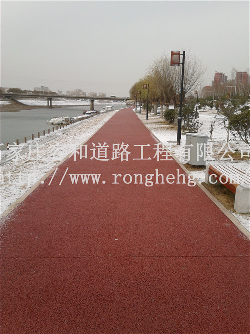 邢臺透水混凝土地坪 邢臺美麗鄉村建設施工