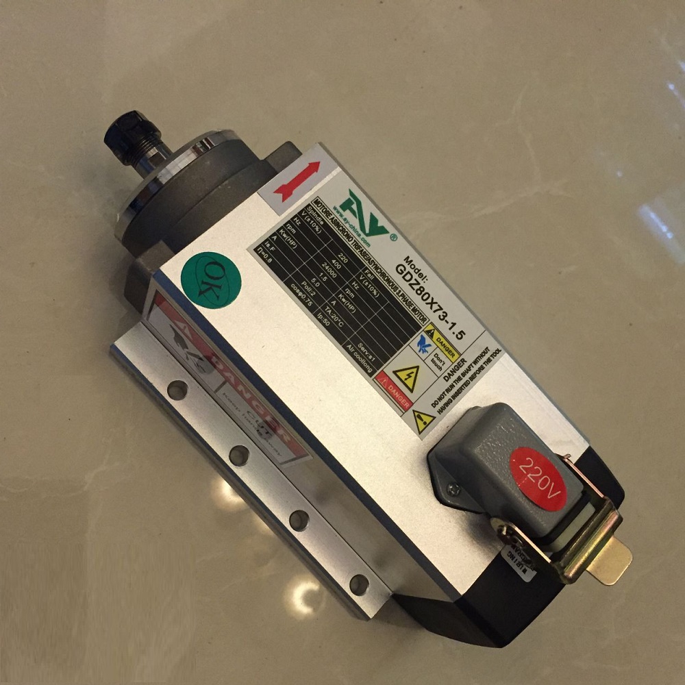 進口0.4KW雕刻主軸ER11直徑58MM電主軸