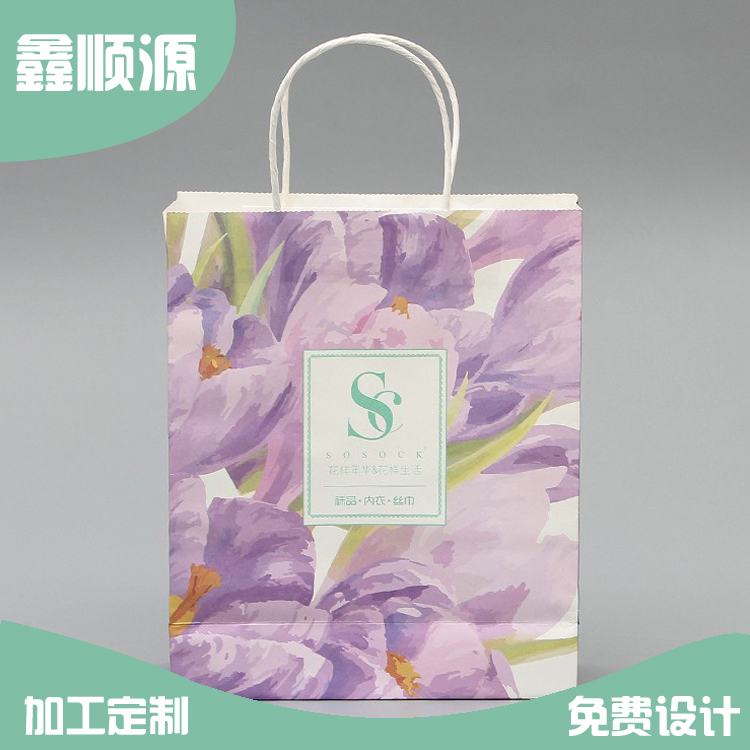 牛皮紙袋 手提紙袋 廣告服裝袋 茶葉包裝袋 通用禮品紙袋廠家定做原始圖片3