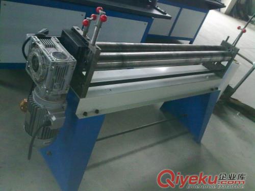 供應小型電動三輥卷板機價格，1米小型偏三星卷板機原始圖片3