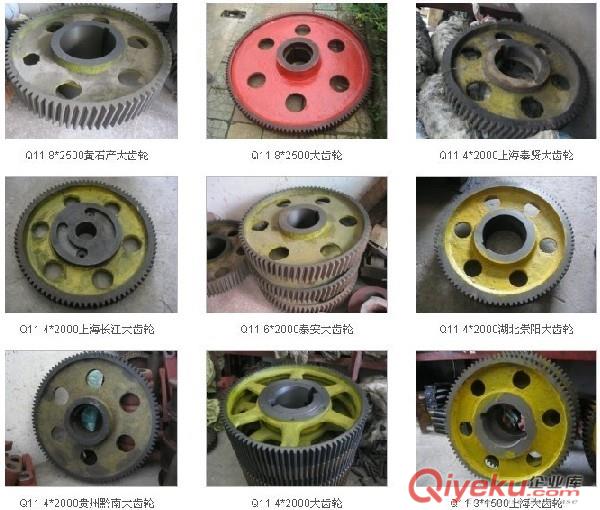 供應(yīng)Q11-20*2500機(jī)械剪板機(jī)大齒輪，2米剪板機(jī)大小齒輪配件原始圖片2