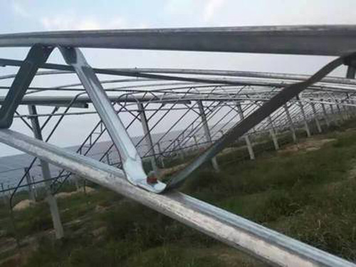泊頭民泰C型雙層膜大棚骨架yl溫室大棚骨架潮流