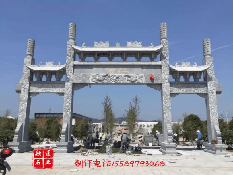 江西新農(nóng)村牌坊制作|農(nóng)村牌坊|中式門樓設計