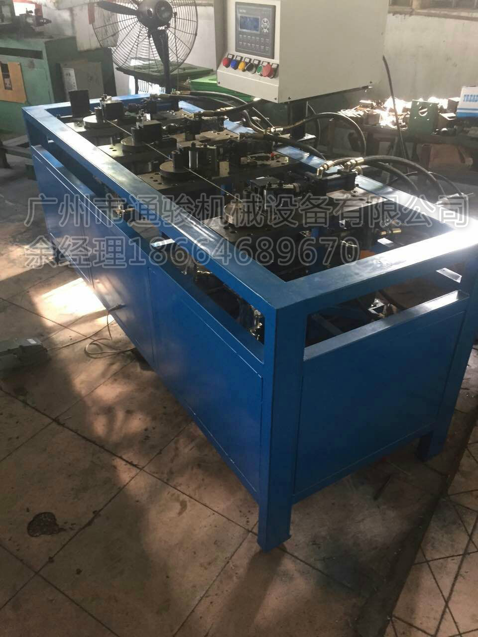 臥式彎框機 臥式彎線機 自動彎框機 油壓彎框機原始圖片2