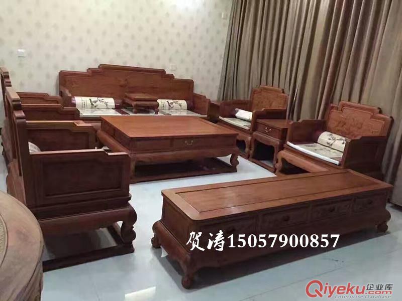 國(guó)色天香沙發(fā)，東陽(yáng)紅木家具批發(fā)，緬花國(guó)色天香沙發(fā)