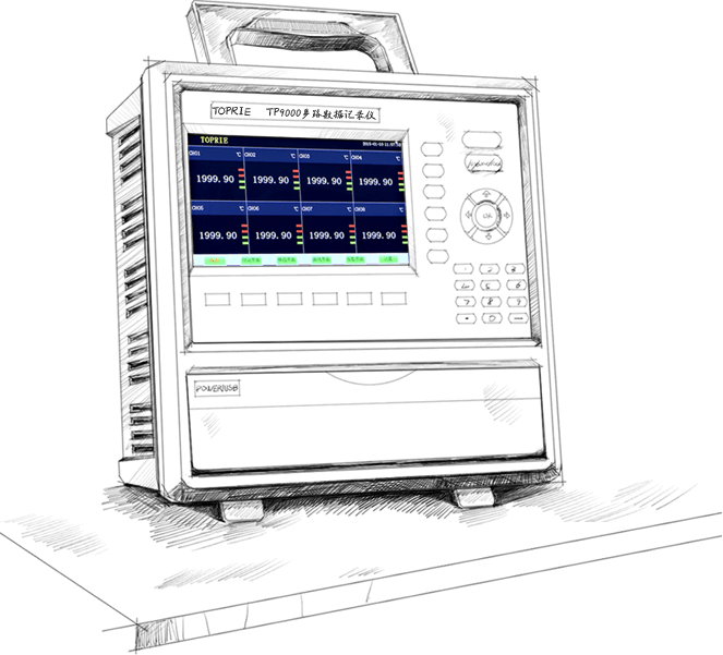 TP9000無(wú)紙記錄儀 多功能彩色無(wú)紙記錄儀原始圖片2