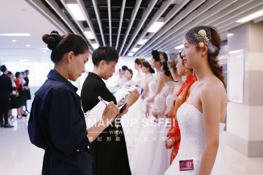 點亮五月 妝出精彩 成都化妝學校奢妃階段考試原始圖片2