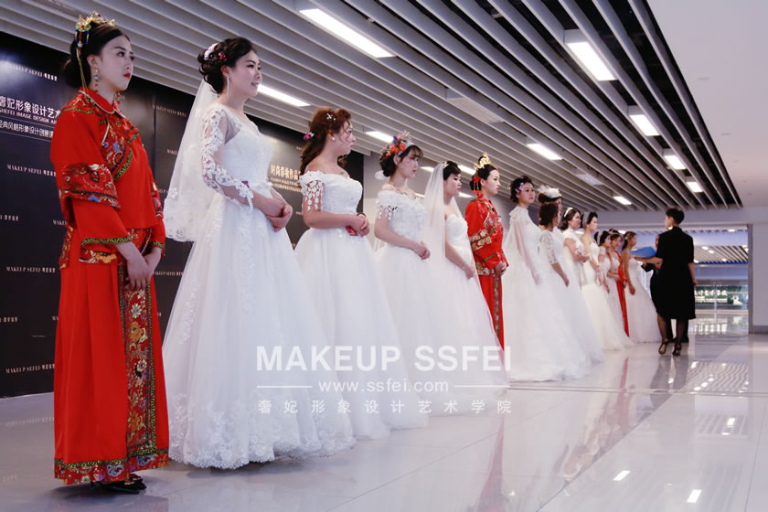 點亮五月 妝出精彩 成都化妝學校奢妃階段考試原始圖片3