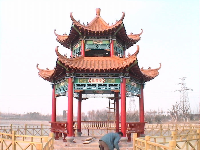 要買(mǎi)好的雙層涼亭上哪里_山東景區(qū)水車(chē)