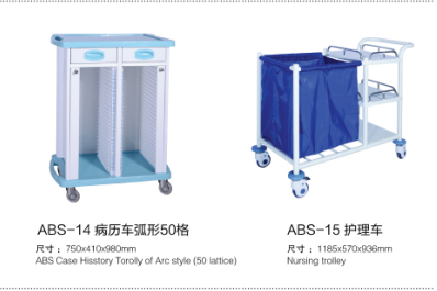 ABS轉運車 ABS搶救車 ABS發(fā)藥車 不銹鋼zl車 扇形器械臺車原始圖片3