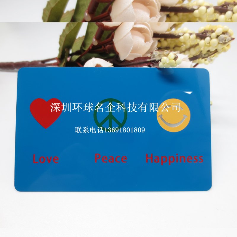 啞黑卡電泳卡 葡萄酒不銹鋼名片會(huì)員卡