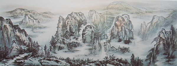 劉興運山水畫