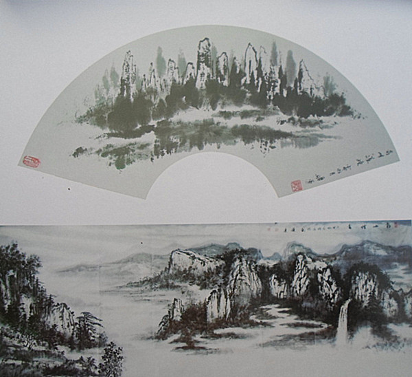 劉興運(yùn)山水畫原始圖片3