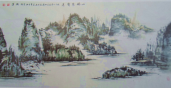 劉興運(yùn)山水畫(huà)原始圖片3