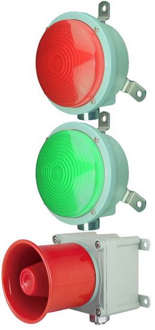CSTM1L3+CSW35A 船用三色燈帶喇叭組合聲光燈柱 