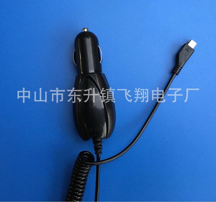 廠家批發(fā),5V500MA滴膠車充,安卓車載充電器原始圖片2
