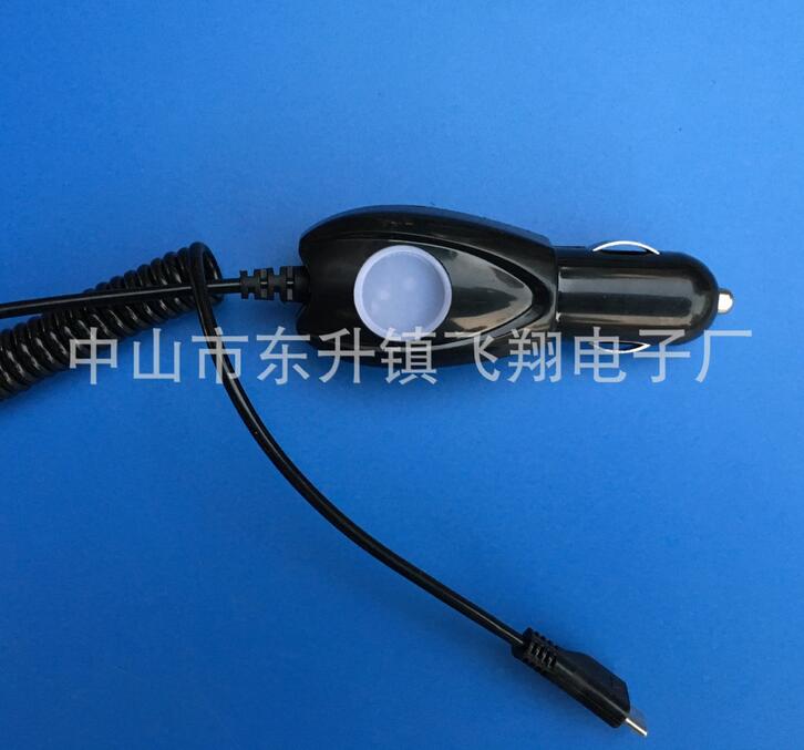 廠家批發(fā),5V500MA滴膠車充,安卓車載充電器原始圖片3