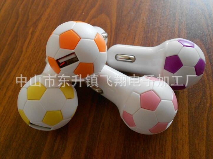 廠家直銷 5V2.1A足球車載充電器原始圖片3