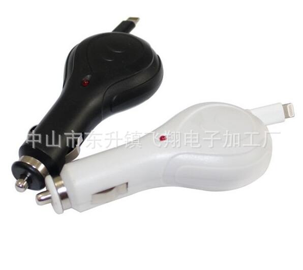 廠家直銷,micro伸縮拉線車充原始圖片3