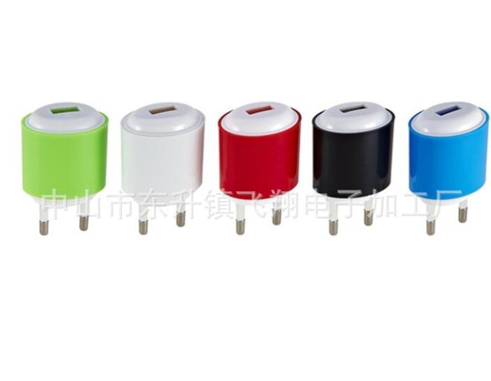 廠家直銷 USB5V500mA 手機充電頭 安卓手機通用
