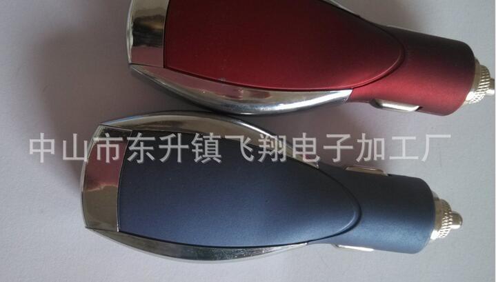 廠家直銷(xiāo) 多功能手機(jī)usb車(chē)標(biāo)汽車(chē)子彈頭新款車(chē)載車(chē)充原始圖片2