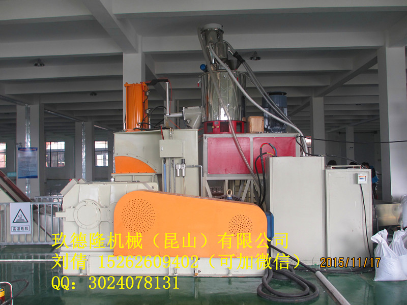 低煙無鹵電纜料擠出機,無鹵電纜料造粒機生產(chǎn)線原始圖片2