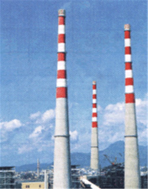 煙囪安裝平臺/水泥煙囪安裝航空障礙燈/山西煙囪安裝爬梯