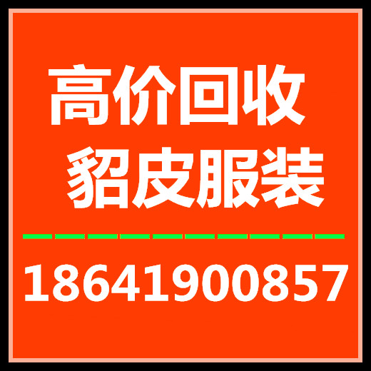 蛟河回收貂皮，蛟河二手貂皮回收