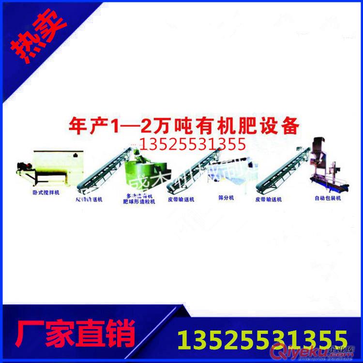 雞糞牛糞有機肥生產(chǎn)線設(shè)備價格，有機肥成套設(shè)備廠家原始圖片3