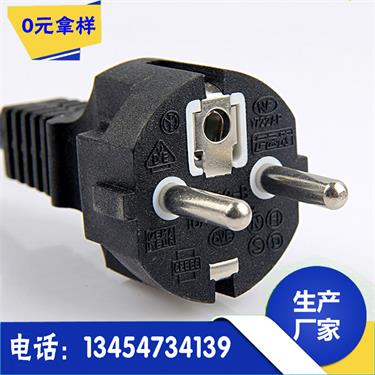 供應(yīng)美式三芯電源線 美規(guī)UL認證彎頭電源線 3*18AWG雙拼線  