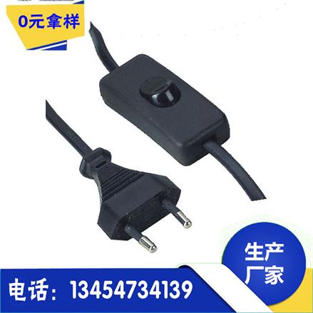 生產(chǎn)直銷CCC認證國標插頭電源線 電線廠家八字線 2孔8字尾電源線
