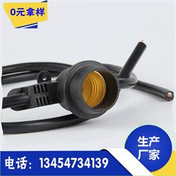 廠家批發(fā) 美規(guī)三芯電源線 美標(biāo)品字尾 美式電線 3*0.75平方1.5米