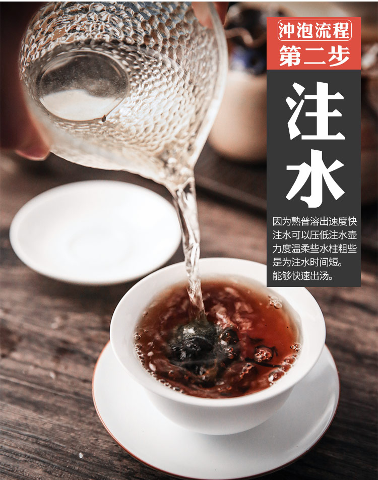 小青柑茶沖泡大全 小青柑批發(fā) 代加工廠家 普洱熟洱新會(huì)陳皮原始圖片2