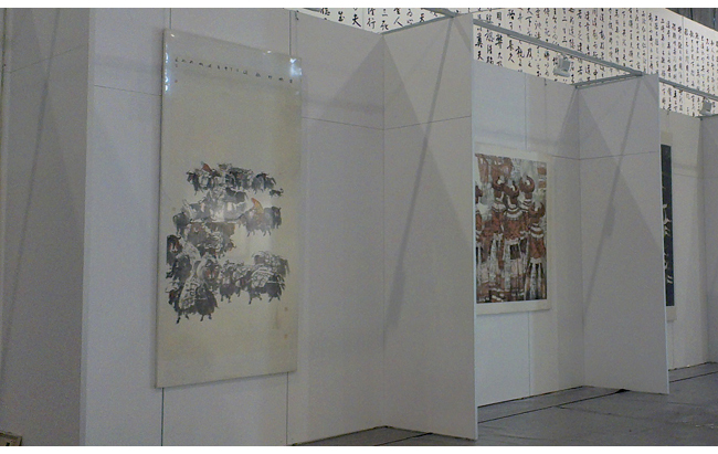 邦威展覽鋁合金包邊無縫藝術板墻 書畫展板 展覽藝術板墻