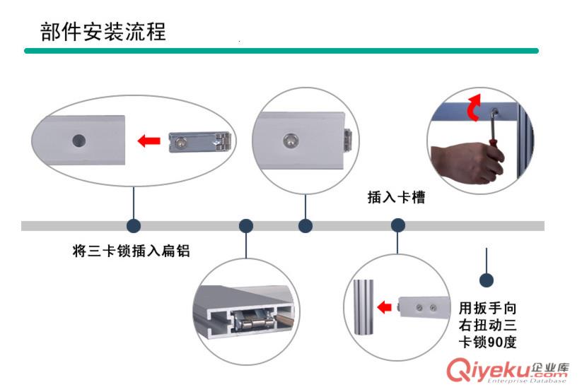 搭建展柜{sx}邦威專業(yè)提供的展柜鋁材90度八棱柱原始圖片2