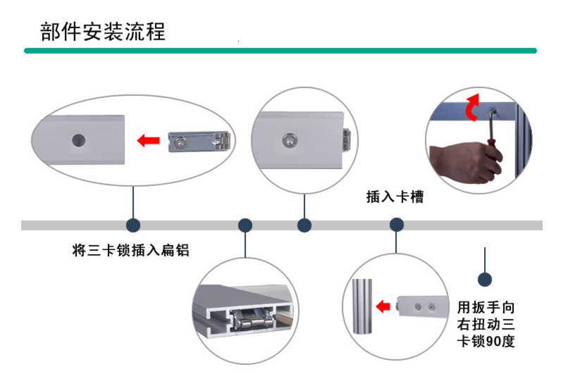 找展览器材就找邦威专业提供的展柜铝材5分四槽扁铝