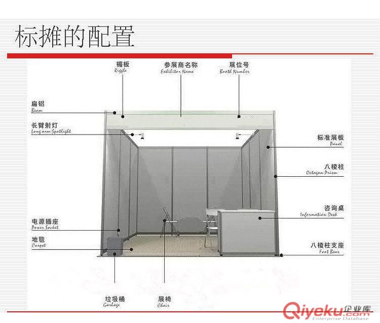 要搭建展位就選邦威專業提供的八棱柱標攤搭建租賃服務原始圖片3